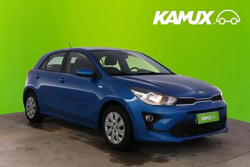 Käytetty Kia Rio LX 84 HP (61 kW) 2021 Sininen Viistoperä