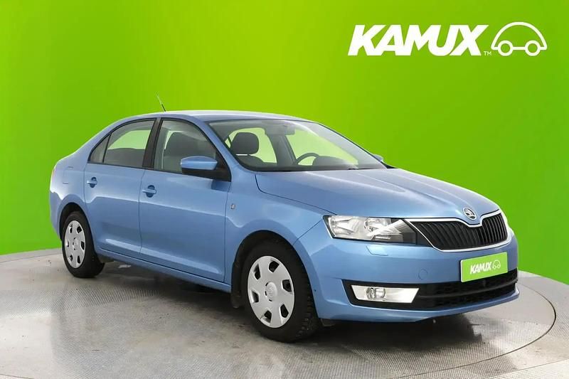 Käytetty Skoda Rapid Ambition 86 HP (63 kW) 2013 Sininen Viistoperä