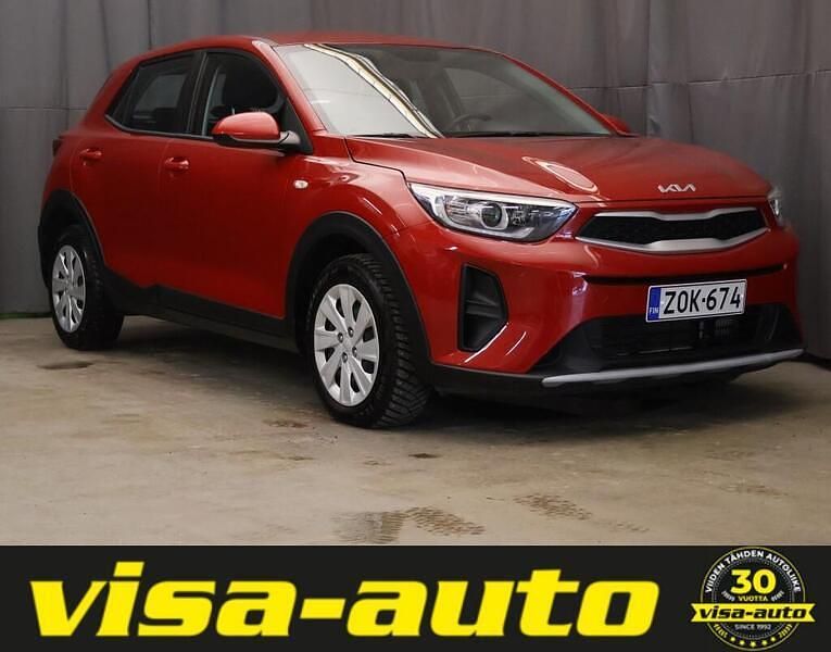 Käytetty Kia Stonic LX 101 HP (74 kW) 2022 Punainen Katumaasturi