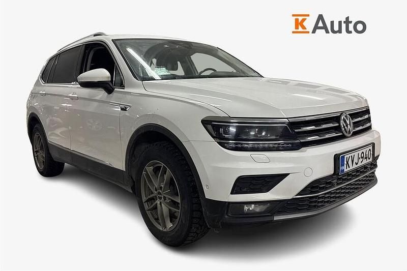 Käytetty VW Tiguan Allspace 190 HP (139 kW) 2018 Valkoinen Katumaasturi