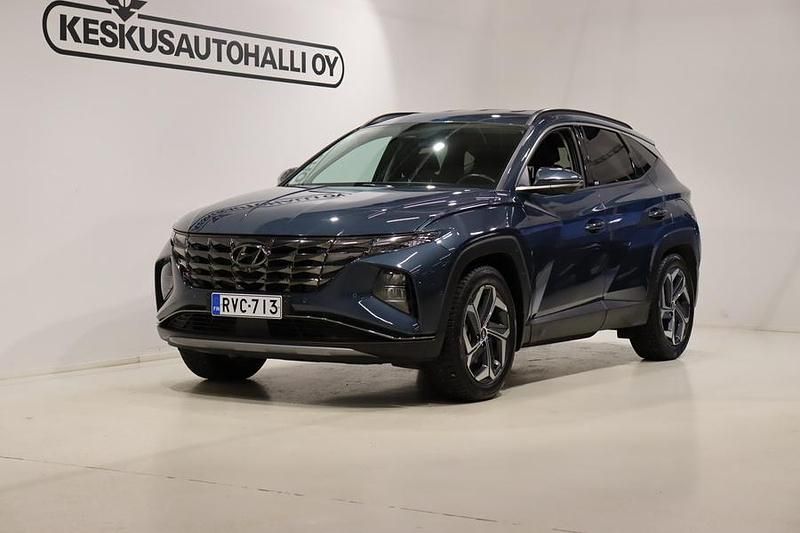 Sininen Käytetty 2021 Hyundai Tucson Premium Katumaasturi | 28 900 € (Hyvä tarjous) - Kuva 1/4