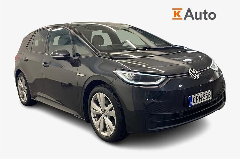 Käytetty VW ID.3 Pro 150 kW (204 HP) 2021 Harmaa Viistoperä