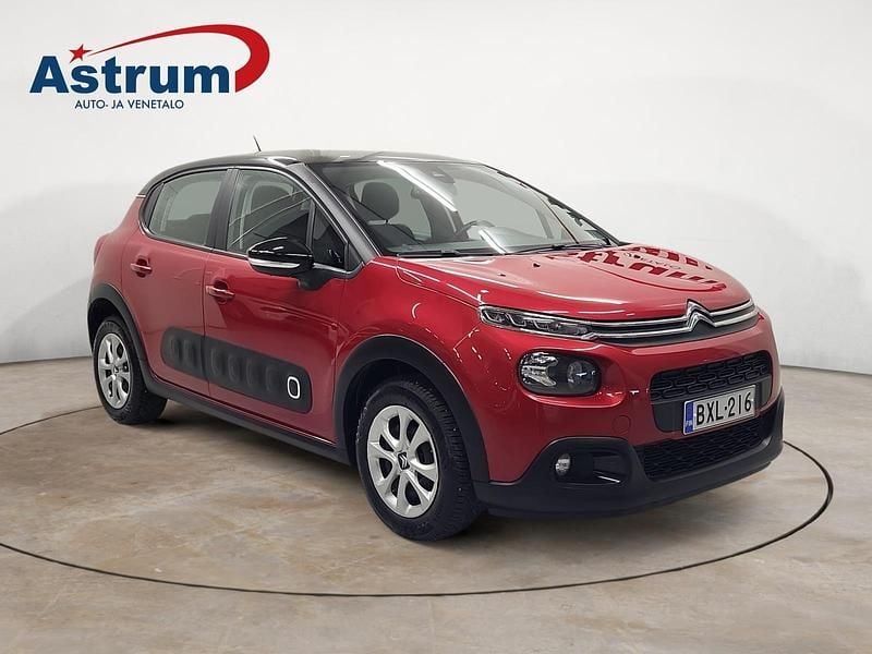 Valkoinen Käytetty 2019 Citroën C3 Feel Viistoperä | 9 600 € (Perustarjous) - Kuva 1/3