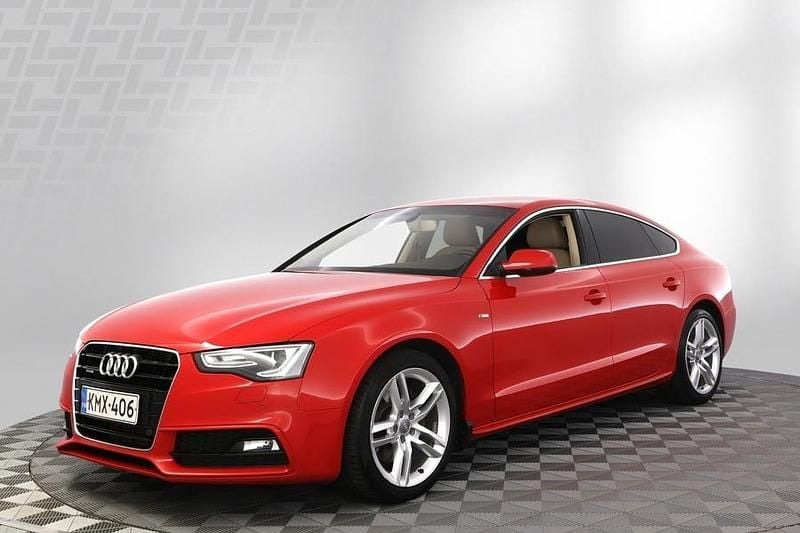 Punainen Käytetty 2015 Audi A5 Sportback S-Line Viistoperä | 19 480 € (Hyvä tarjous) - Kuva 1/4