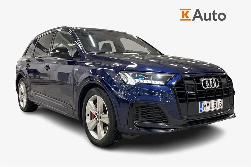 Met. sininen Käytetty 2021 Audi Q7 Business Katumaasturi | 39 490 € (Perustarjous) - Kuva 1/3
