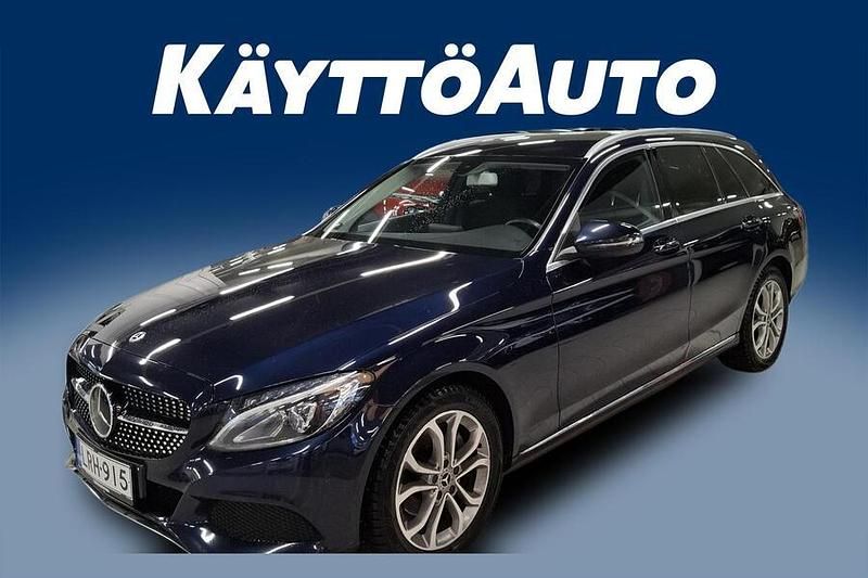 Sininen Käytetty 2018 Mercedes C200 Avantgarde Farmari | 21 890 € (Perustarjous) - Kuva 1/4