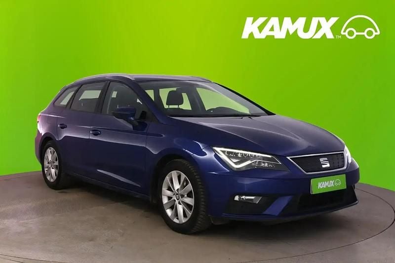 Käytetty Seat Leon ST Business 116 HP (85 kW) 2019 Sininen Farmari