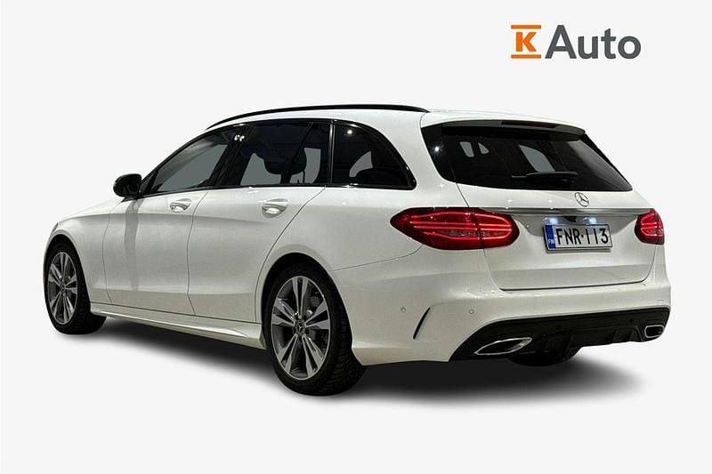 Käytetty Mercedes C200 Business 181 HP (133 kW) 2019 Valkoinen Farmari