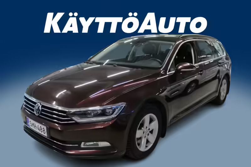 Punainen Käytetty 2017 VW Passat Comfortline Farmari | 14 900 € (Perustarjous) - Kuva 1/4