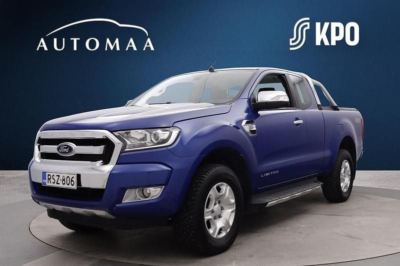 Käytetty Ford Ranger Limited 200 HP (147 kW) 2017 Sininen Nouto