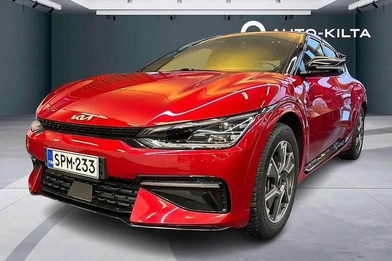 Käytetty Kia EV6 GT-Line 239 kW (325 HP) 2023 Met. punainen Katumaasturi