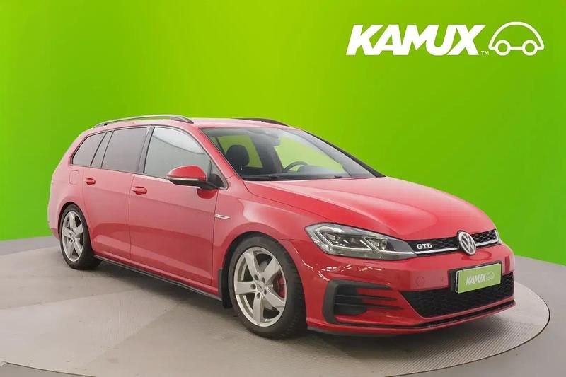 Punainen Käytetty 2017 VW Golf VII GTD Farmari | 15 390 € (Perustarjous) - Kuva 1/4