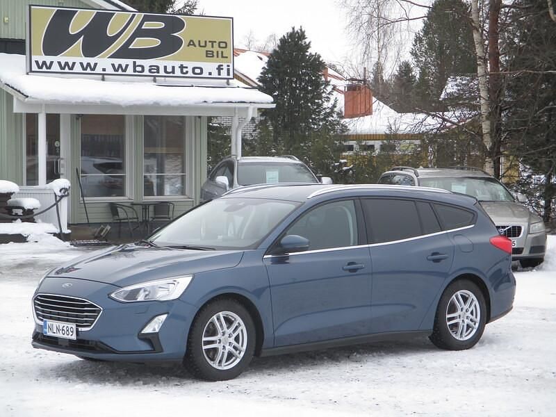 Käytetty Ford Focus Trend 125 HP (91 kW) 2019 Sininen Farmari