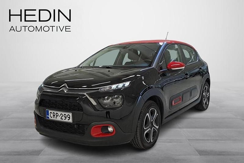 Musta Käytetty 2023 Citroën C3 PureTech Viistoperä | 13 400 € (Perustarjous) - Kuva 1/2