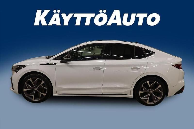 Käytetty Skoda Enyaq iV RS 194 kW (265 HP) 2022 Valkoinen Katumaasturi