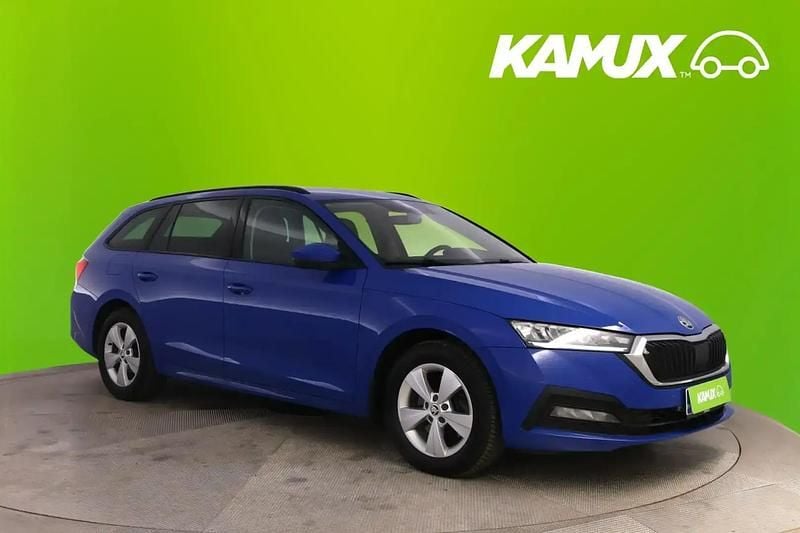 Sininen Käytetty 2022 Skoda Octavia Ambition Farmari | 20 490 € (Hyvä tarjous) - Kuva 1/4