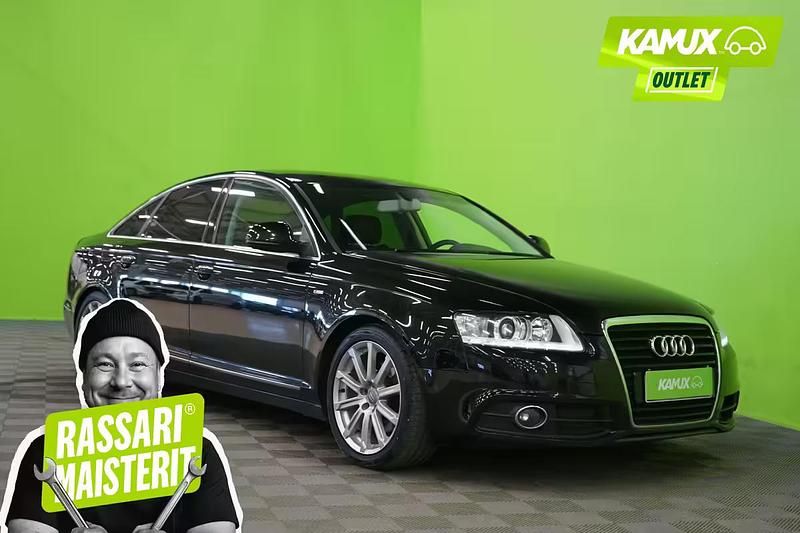 Musta Käytetty 2010 Audi A6 S-Line Sedan | 4 800 € (Hyvä tarjous) - Kuva 1/4
