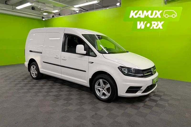 Käytetty VW Caddy Maxi 122 HP (89 kW) 2017 Valkoinen Tila-auto