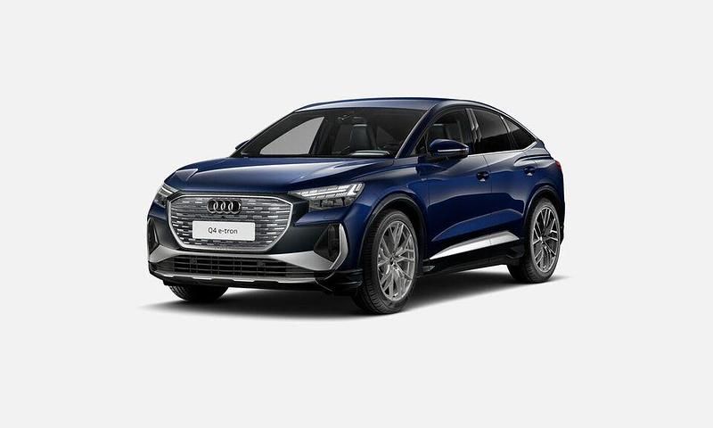 Sininen Käytetty 2024 Audi Q4 Sportback e-tron S-Line Katumaasturi | 62 900 € (Kallis) - Kuva 1/4