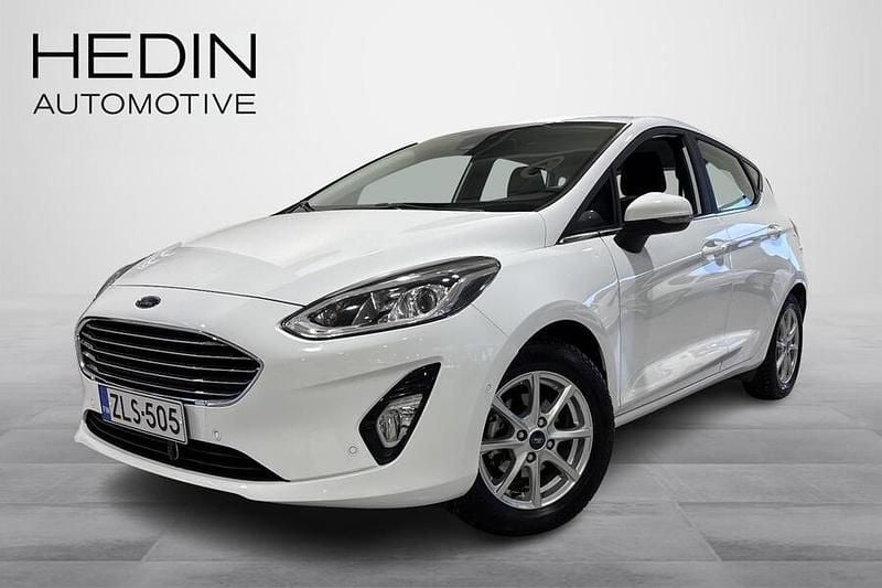 Käytetty Ford Fiesta Titanium 99 HP (72 kW) 2018 Valkoinen Viistoperä