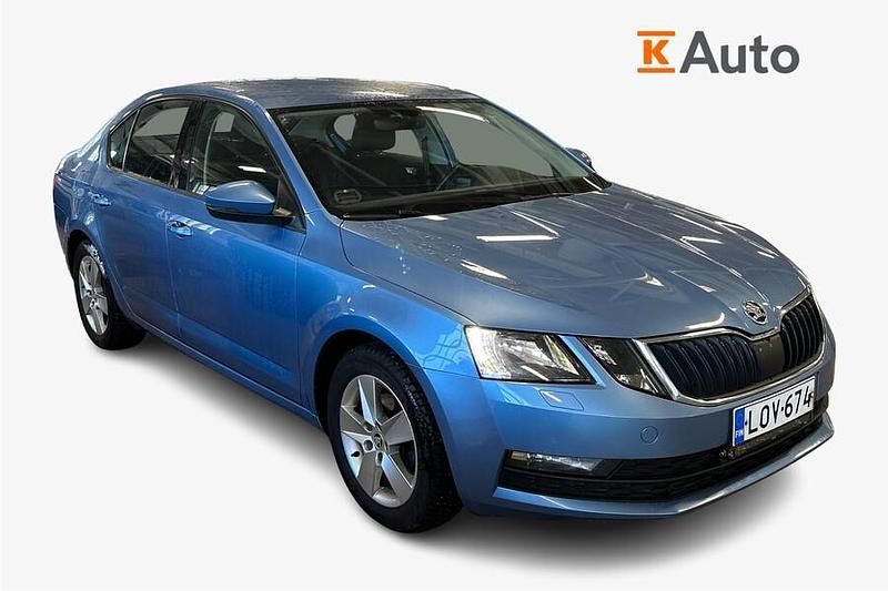 Sininen Käytetty 2019 Skoda Octavia Ambition Viistoperä | 11 450 € (Hyvä tarjous) - Kuva 1/4