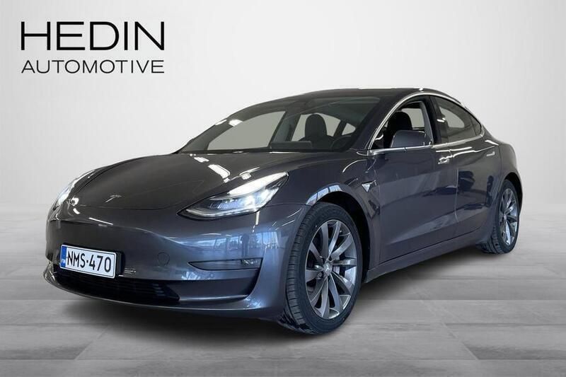 Harmaa Käytetty 2019 Tesla Model 3 Long Range Sedan | 27 350 € (Perustarjous) - Kuva 1/4