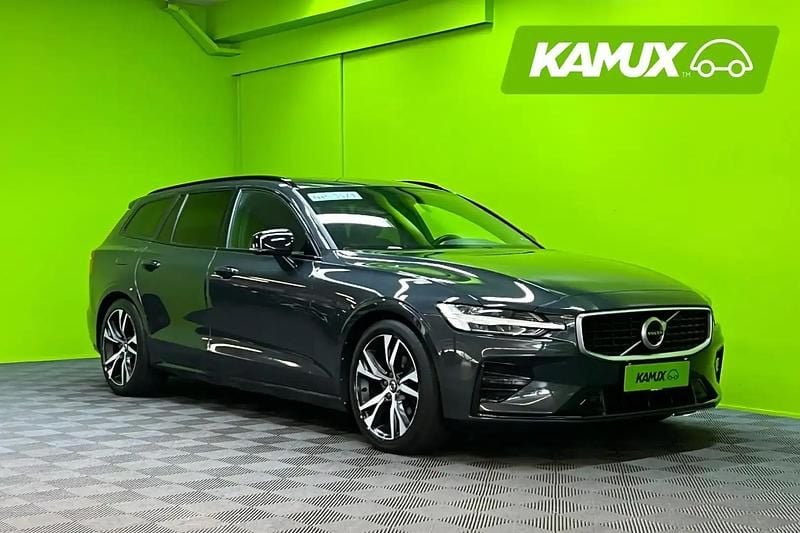 Hopea / harmaa Käytetty 2019 Volvo V60 R-Design Farmari | 22 380 € (Perustarjous) - Kuva 1/4