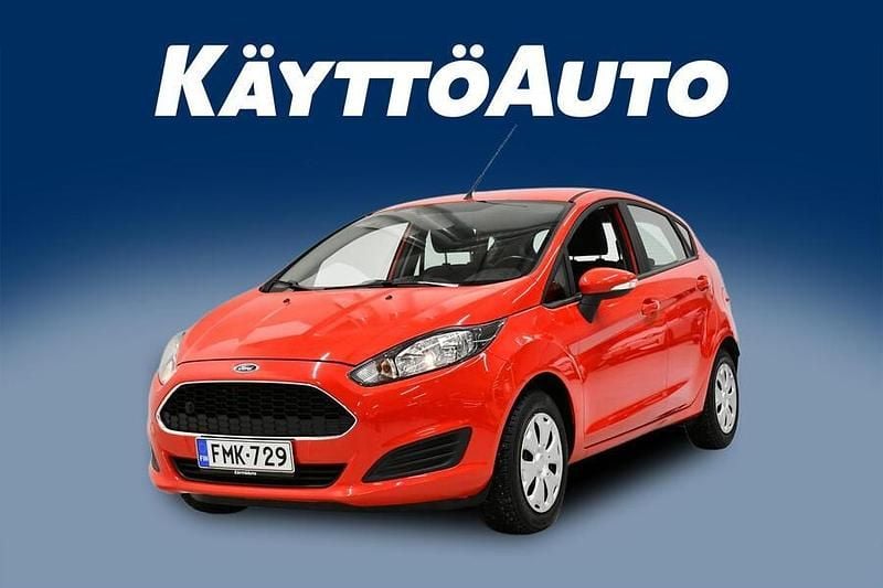 Käytetty Ford Fiesta Trend 80 HP (58 kW) 2016 Punainen Viistoperä