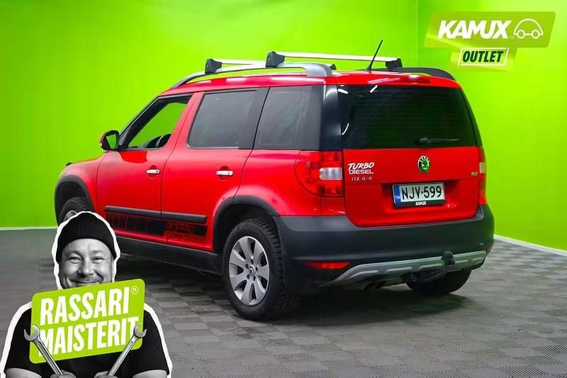 Käytetty Skoda Yeti Adventure 140 HP (102 kW) 2011 Punainen Katumaasturi