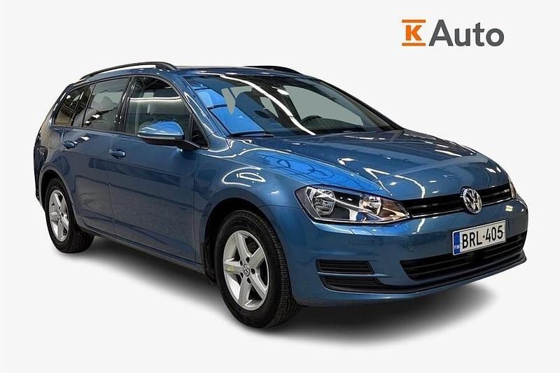 Sininen Käytetty 2014 VW Golf VII Comfortline Farmari | 10 490 € (Perustarjous) - Kuva 1/4