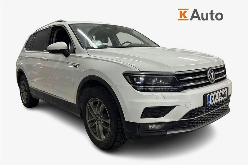 Käytetty VW Tiguan Allspace 190 HP (139 kW) 2018 Valkoinen Katumaasturi
