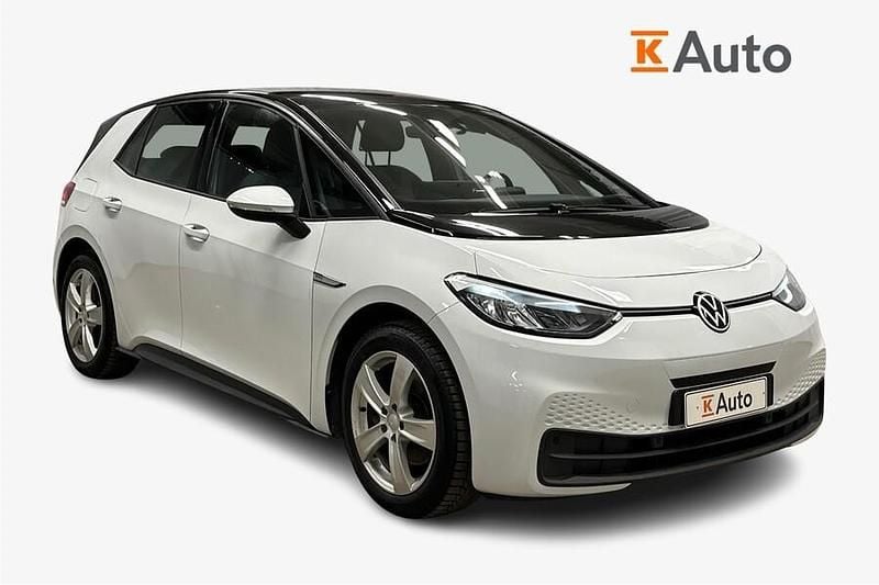 Valkoinen Käytetty 2022 VW ID.3 Pro Performance Viistoperä | 20 900 € (Perustarjous) - Kuva 1/3