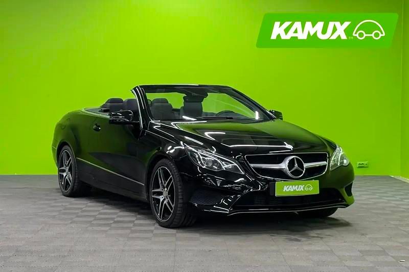 Musta Käytetty 2015 Mercedes E350 Avoauto | 21 980 € (Hyvä tarjous) - Kuva 1/4