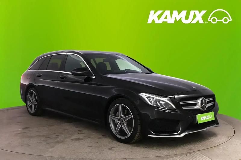 Musta Käytetty 2018 Mercedes C220 AMG Farmari | 15 880 € (Perustarjous) - Kuva 1/4