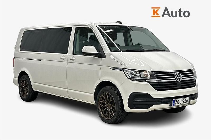 Valkoinen Käytetty 2022 VW Caravelle Comfortline Tila-auto | 52 890 € (Perustarjous) - Kuva 1/4