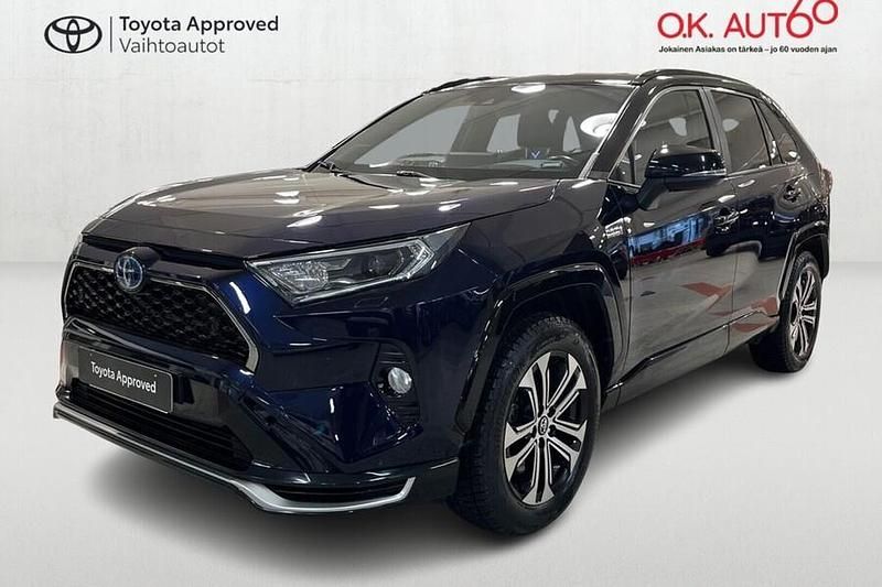 Käytetty Toyota RAV4 Hybrid Style 306 HP (225 kW) 2020 Sininen Katumaasturi