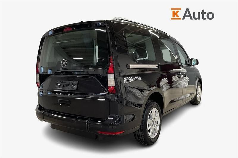 Uusi VW Caddy Maxi Life Business 122 HP (89 kW) 2025 Met. musta Tila-auto