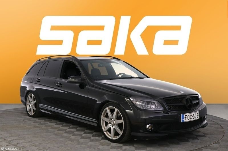 Musta Käytetty 2010 Mercedes C350 AMG Farmari | 11 900 € - Kuva 1/4