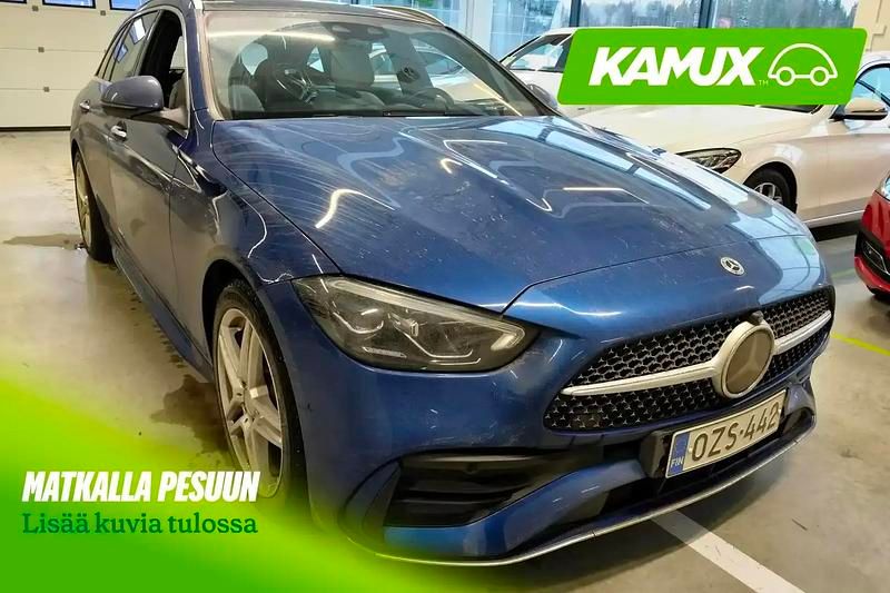 Vihreä Käytetty 2023 Mercedes C300e Business Farmari | 39 900 € (Hieman kallis) - Kuva 1/3