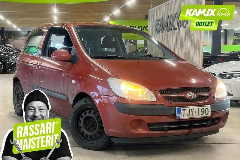 Käytetty Hyundai Getz GLS 97 HP (71 kW) 2007 Punainen Viistoperä
