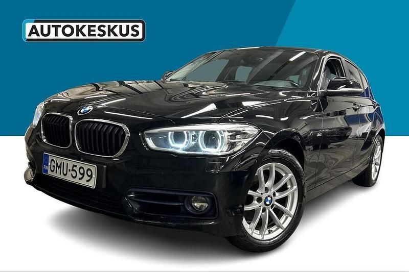 Musta Käytetty 2018 BMW 118 Sport Line Viistoperä | 14 990 € (Perustarjous) - Kuva 1/3