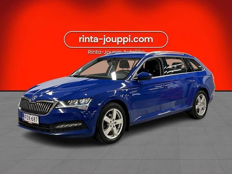 Sininen Käytetty 2021 Skoda Superb Ambition Farmari | 19 460 € (Supertarjous) - Kuva 1/4