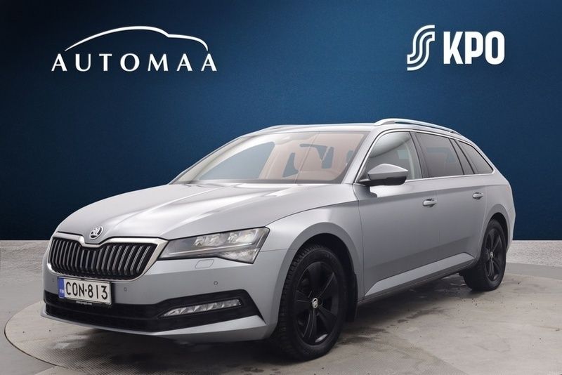 Harmaa Käytetty 2019 Skoda Superb Ambition Farmari | 23 900 € (Perustarjous) - Kuva 1/4