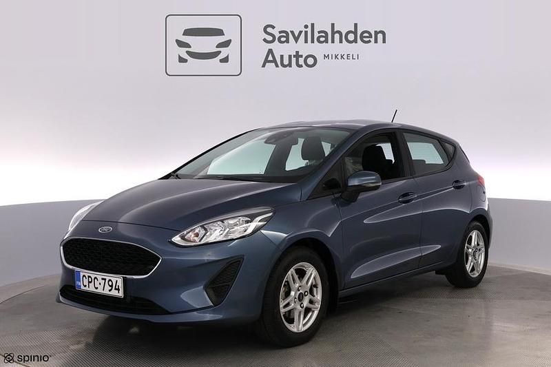 Sininen Käytetty 2021 Ford Fiesta Trend Viistoperä | 12 400 € (Perustarjous) - Kuva 1/4