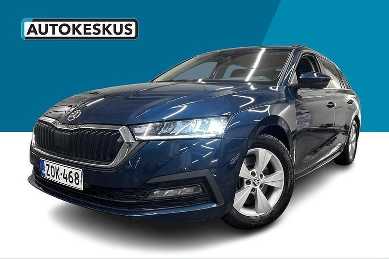 Sininen Käytetty 2022 Skoda Octavia Ambition Farmari | 22 390 € (Perustarjous) - Kuva 1/2