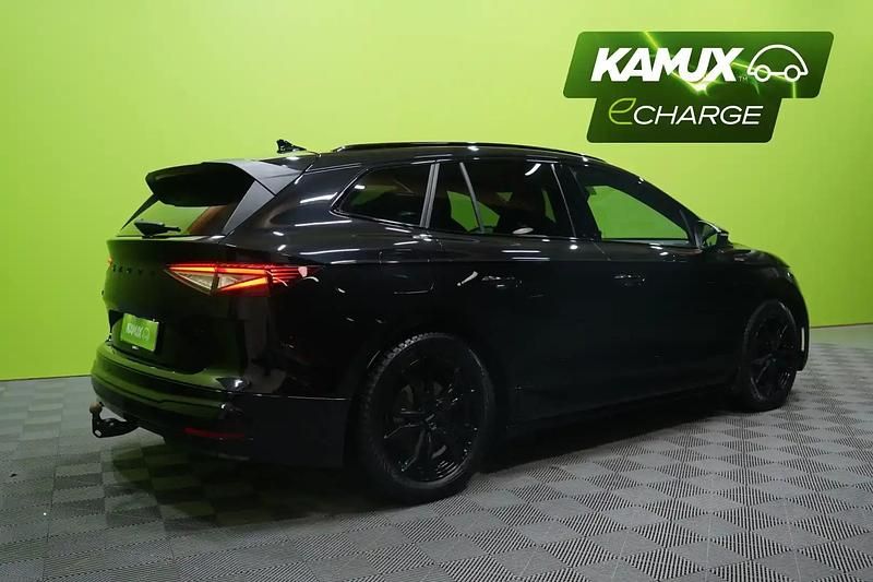Käytetty Skoda Enyaq iV SportLine 150 kW (204 HP) 2023 Musta Katumaasturi