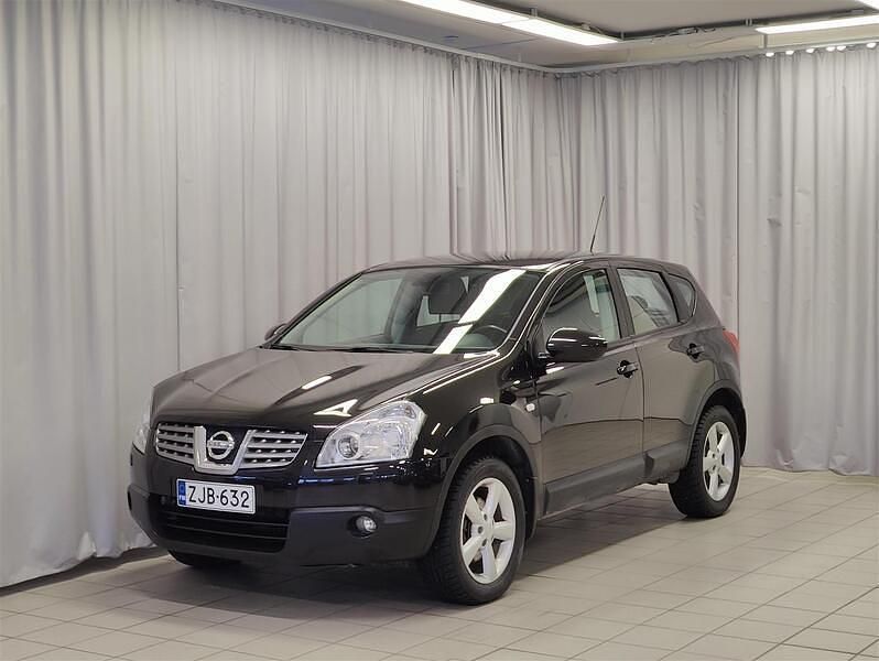 Käytetty Nissan Qashqai Acenta 141 HP (103 kW) 2009 Musta Katumaasturi