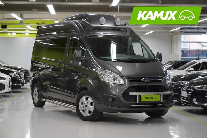 Hopea / harmaa Käytetty 2017 Ford Transit Custom Limited Van | 28 490 € - Kuva 1/4
