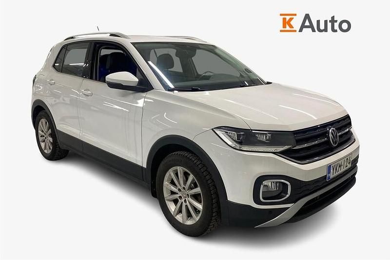Valkoinen Käytetty 2020 VW T-Cross Sportline Katumaasturi | 21 490 € (Perustarjous) - Kuva 1/3