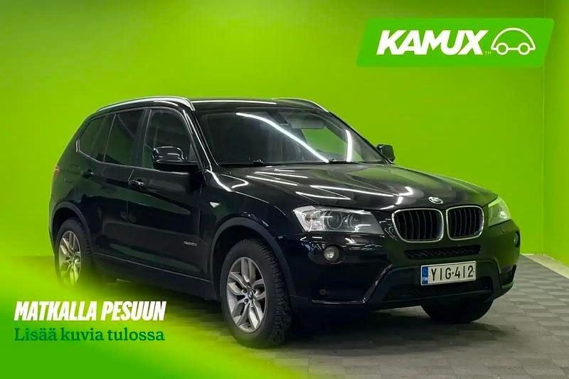 Käytetty BMW X3 184 HP (135 kW) 2013 Musta Katumaasturi